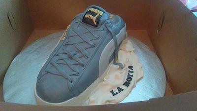 Puma Shoe Cake! - Cake by Danacakecreations