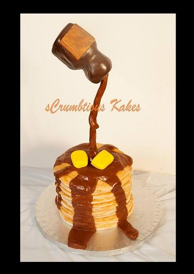 Pancake Day - Cake by sCrumbtious Kakes