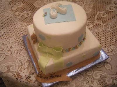 Warrens Baby Shower Cake - Cake by SweetPsCafe