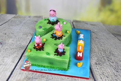 Peppa Pig Cake - Cake by Maria's