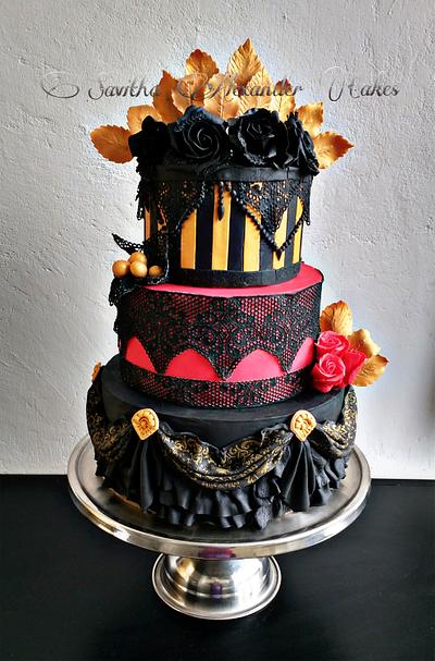 Queen of the night - Cake by Savitha Alexander