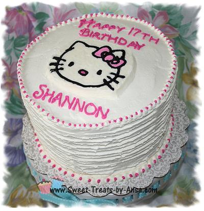 Hello Kitty Birthday cake - Cake by Ansa