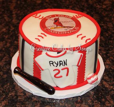 St. Louis Cardinals Birthday Cake - Cake by Sonya