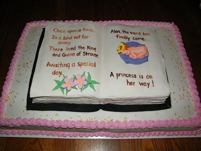 Princess Baby Shower Cake - Cake by Judy Remaly