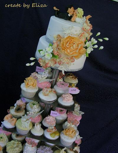 Colourful wedding :) - Cake by Eliza