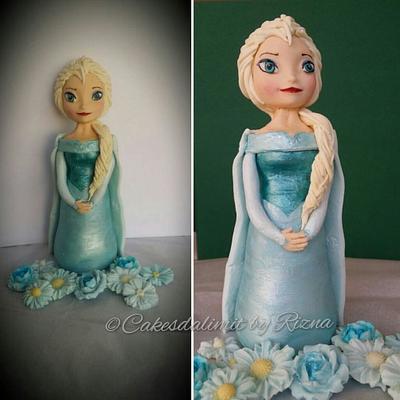 My take on 'Elsa' - Cake by Rizna