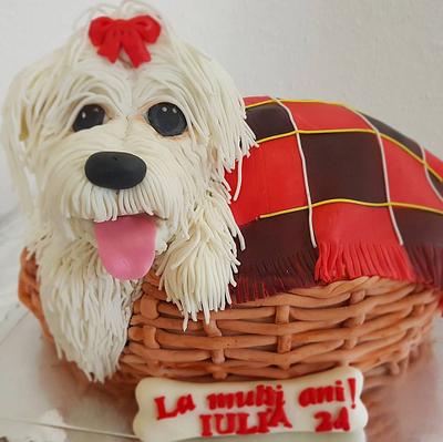 a sweet Puppy - Cake by Gabi Schnell