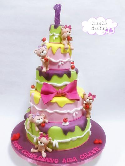 Birthday Bears  - Cake by Donatella Bussacchetti