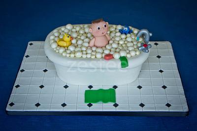 Baby Bath - Cake by Rachel