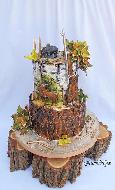 ..hunting cake.. - Cake by ZuziNyx