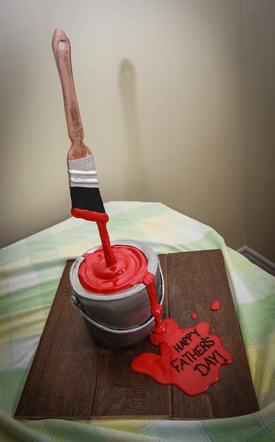 Paint bucket - Cake by Cakes and Takes
