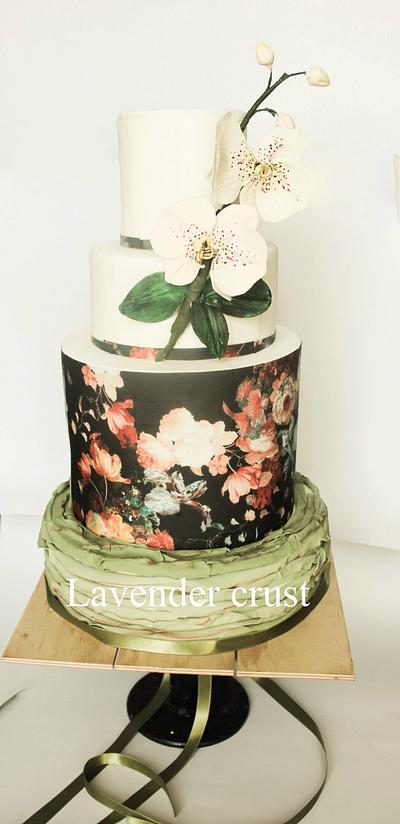 A wedding cake - Cake by Lavender crust