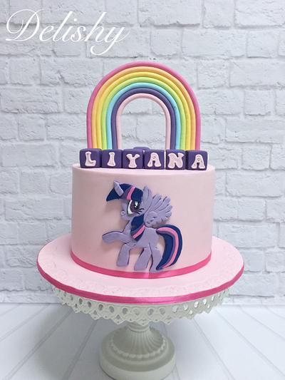 My little pony cake, the twilight sparkle  - Cake by Zahraa