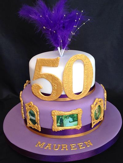 50th Birthday - Cake by The Cake Bank 