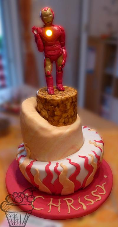 Iron Man Cake - Cake by Nakumy