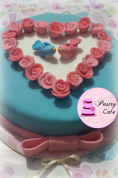 Love birds cake! - Cake by farheen