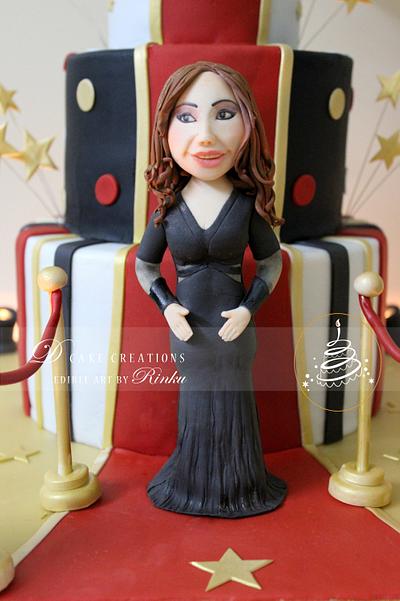 Fashion Designer Walking the Red Carpet - Cake by D Cake Creations®