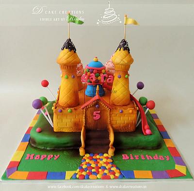 Candy Land Castle Cake - Cake by D Cake Creations®