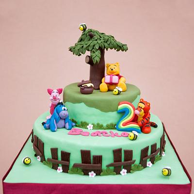 Winnie the Pooh with friends - Cake by cipca