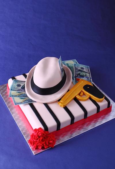 Gangster wedding cake - Cake by LaZinaCakes