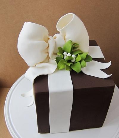 Gift Box - Christmas in Frostington - Cake by Petalsweet