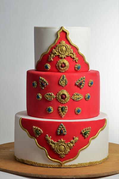 Indian wedding cake!! - Cake by Joanna Vlachou