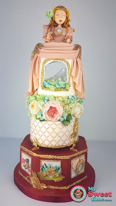 “Children´s Classic Books, a Sweet Collaboration", Cinderella Cake inspired by the 17Th century - Cake by My Sweet Time