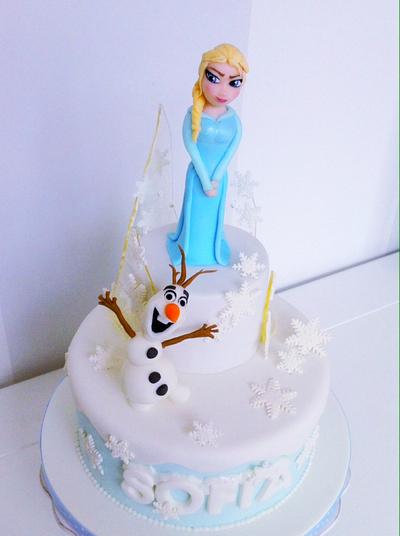Frozen cake - Cake by Bella's Bakery