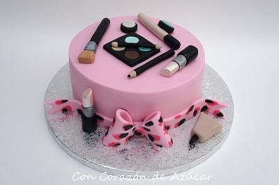 Make up Cake - Tarta Maquillaje - Cake by Florence Devouge