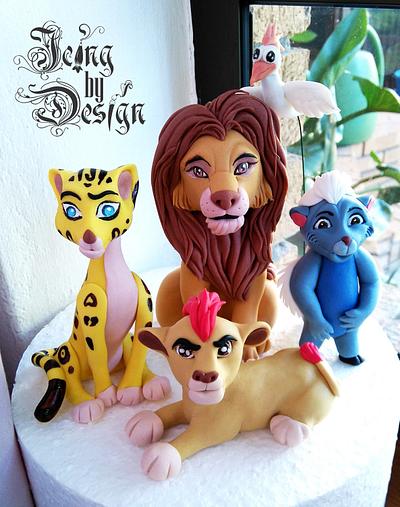 Simba and the lion guard - Cake by Jennifer