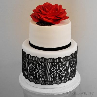 Sugarveil Cake - Cake by CakeLoveEtc