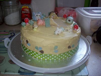 Olive & Henri Baby Shower Cake - Cake by Kristy
