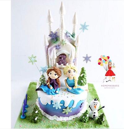 Frozen Cake - Cake by Bakeagogo by Marsella Agatha