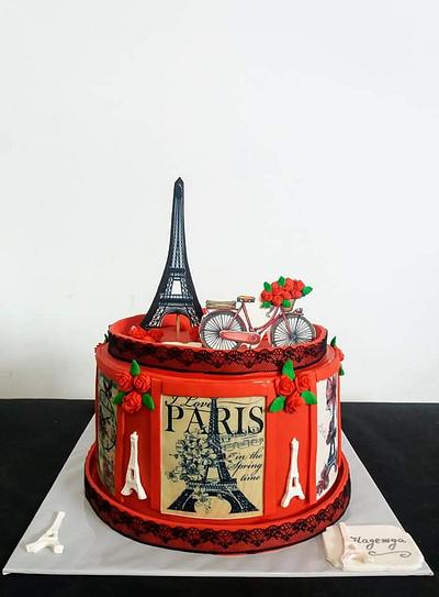 Paris ❤ - Cake by Silviq Ilieva