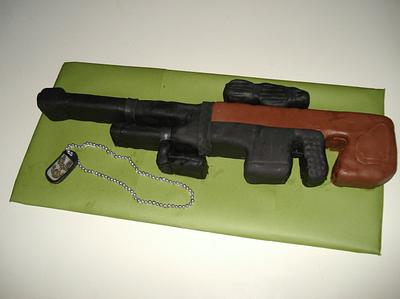 Halo Sniper Rifle  - Cake by Biby's Bakery