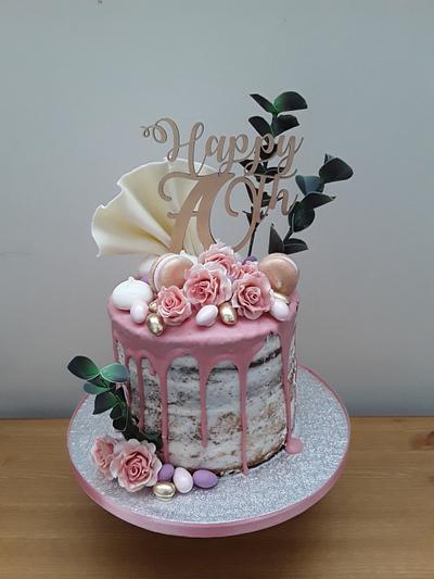 A Drip Cake - Cake by Mother and Me Creative Cakes