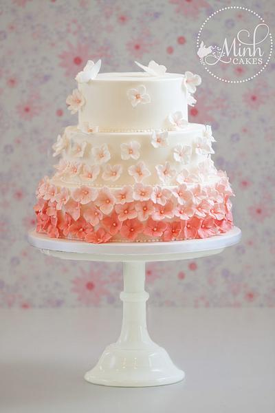 Pretty in pink hydrangeas - Cake by Xuân-Minh, Minh Cakes