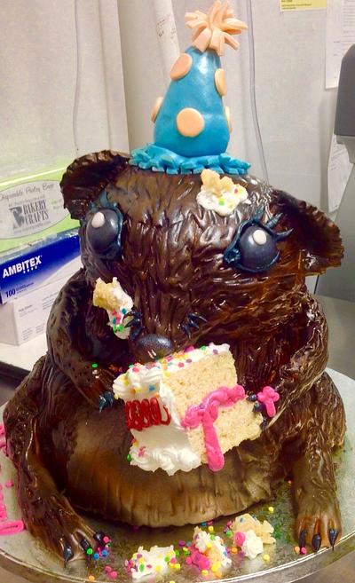 birthday squirrel - Cake by Enchanted Bakes by Timothy 