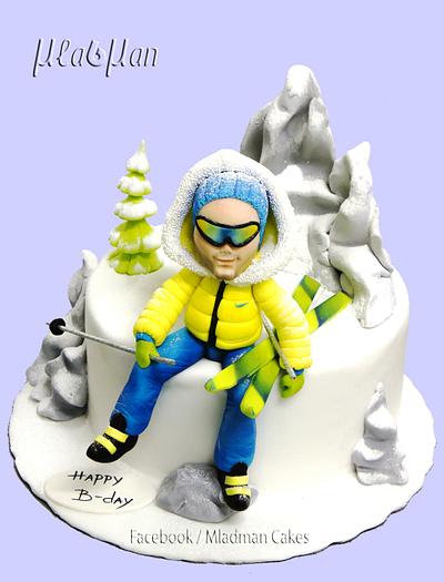 Skier Cake - Cake by MLADMAN