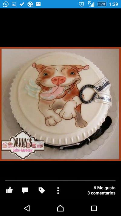 Puppy love - Cake by daniela cabrera 