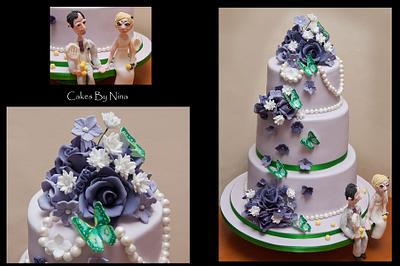 Anyone for Tennis wedding - Cake by Cakes by Nina Camberley