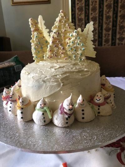  winter Christmas cake for an Australian summer - Cake by bvg