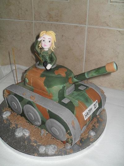 Tank girl - Cake by Marie 2 U Cakes  on Facebook