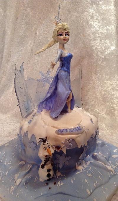 Elsa and Olaf - Cake by Silvia - SweetCakes