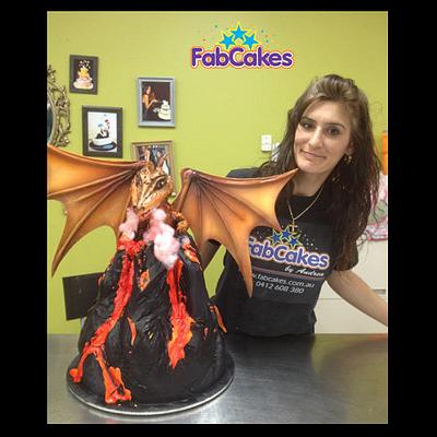 3d Dragon Cake - Cake by Andrea