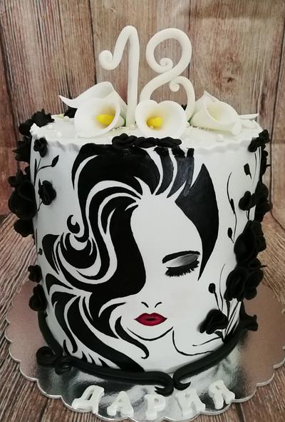 The Lady with the flowers - Cake by Galito