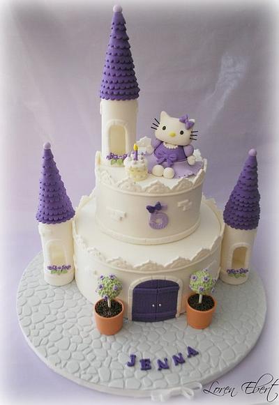 Hello Kitty Castle Cake - Cake by Loren Ebert