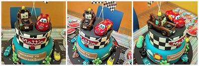 Cars cake - Cake by Lallacakes