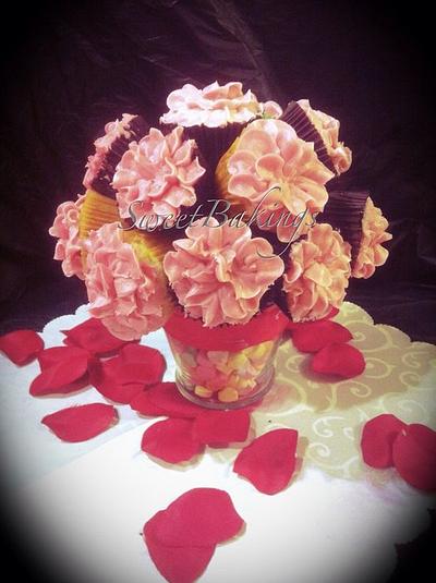 Cupcake bouquet  - Cake by Priscilla 