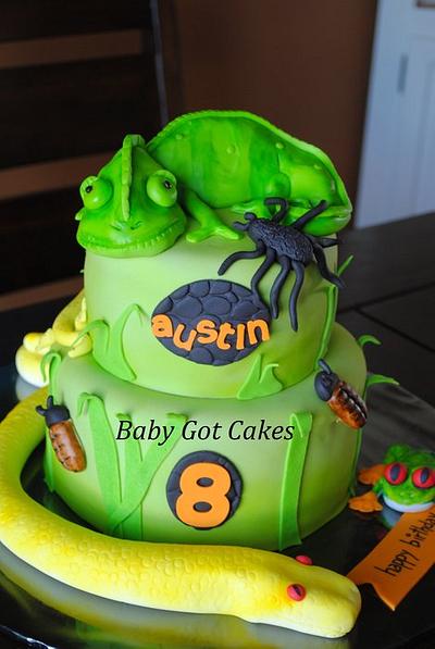 Creepy Crawly Two Tier - Cake by Baby Got Cakes